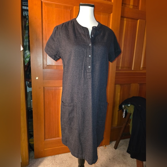 Bridge & Burn Tunic Charcoal Gray Smock  Dress Size Medium - Picture 1 of 11